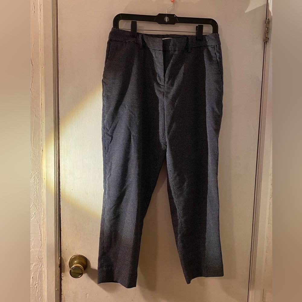 Liz Claiborne Petite Women’s Black and Gray Patterned Dress Pants Sz:10P